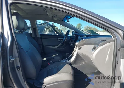 2012 Hyundai Elantra Limited z USA, uszkodzony, nr VIN 5NPDH4AE9CH090431